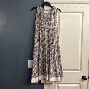 Kopal Tiered Sleeveless Midi Dress